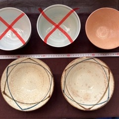 ●美濃焼小丼など　多用碗　お椀　丼碗　3客の画像