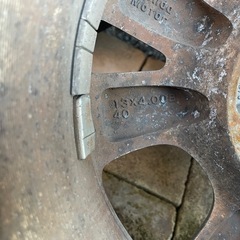 アクティバン　純正アルミの画像