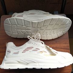 新品 26cm メンズ 靴 スニーカー ホワイト 厚底 シューズ 普段着 識別番号:【N620-S】の画像