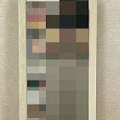スタンドミラー ホワイトウォッシュの画像