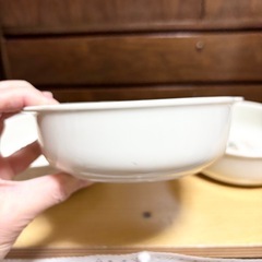 陶器のお皿 3枚セット　うさぎデザインの画像