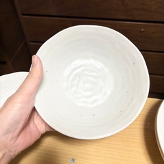 白のプレート 大小4枚セット の画像