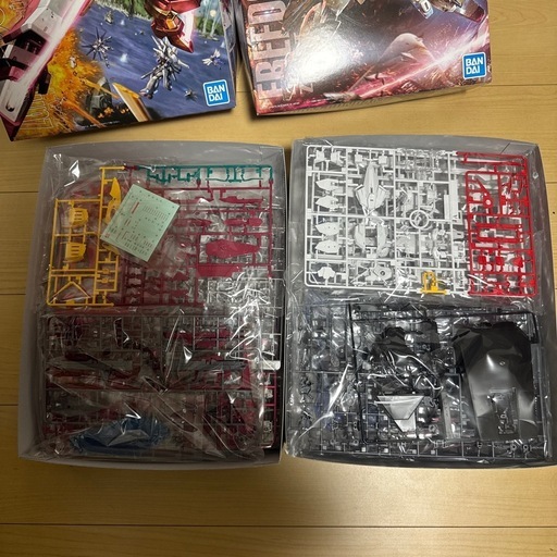 MG フリーダムガンダム ver2.0とMG ジャスティスガンダム