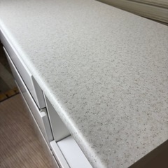 ニトリ　キッチンカウンター　アルミナ　 100CT WH 食器棚　キッチンボード　棚　の画像