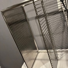 IKEA ステンレス水切りラックの画像