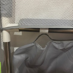 【ベビーサークル】メッシュ生地　ベビーサークル　グレー
の画像