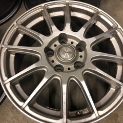 社外アルミホイール16インチ 16×6.5J 5H114.3PCD+38 4本 エアルファードハリアートヨタ車にの画像