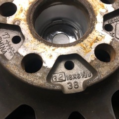 社外アルミホイール16インチ 16×6.5J 5H114.3PCD+38 4本 エアルファードハリアートヨタ車にの画像