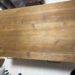 Salut! アイアンウッド2ドロワーテーブルの画像