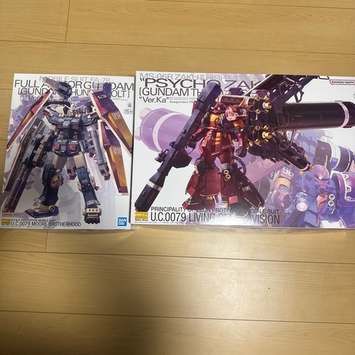 MG フルアーマーガンダムとサイコザク