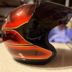 アライ　ヘルメット オレンジ
　の画像