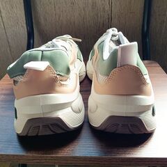 新品 27cm メンズ 靴 スニーカー グレー 厚底 シューズ 普段着 識別番号:【N623-S】の画像