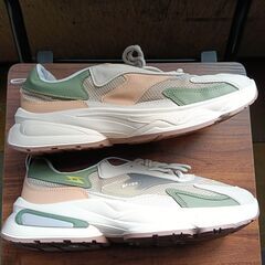 新品 27cm メンズ 靴 スニーカー グレー 厚底 シューズ 普段着 識別番号:【N623-S】の画像