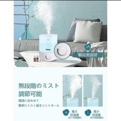LEDライト付き　加湿器　の画像