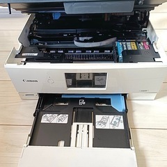  【ジャンク品】Canon プリンター本体 TS8230 ホワイト（吸収体エラー・カラー印刷不備）の画像