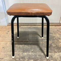 ヴィンテージスツール（ブラウン＆ブラック）の画像