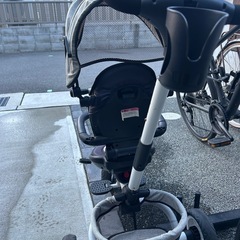 三輪車　押し車の画像