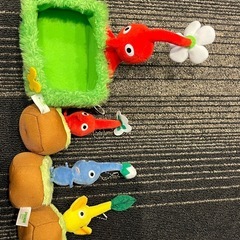 ピクミン 小物入れ キーホルダー ぬいぐるみの画像