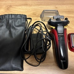 Panasonic ラムダッシュ 5枚刃 シェーバー 赤【動作良好・刃交換推奨】の画像