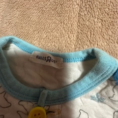 くま柄 パジャマ 90 腹巻ズボン／前開き ベビザらスの画像