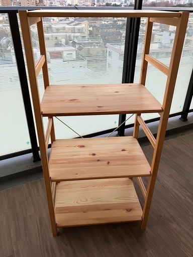 無印良品　パイン材ユニットシェルフ