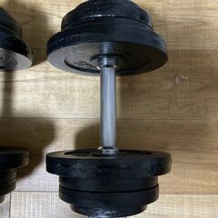 【急募！12/30まで】可変式ダンベル セット (合計約40kg) 鉄アレイの画像