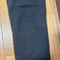 ユニクロヒートテックレギンスパンツLブラック レディースの画像