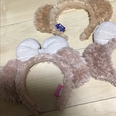 ダッフィーとシェリーメイのカチューシャ3つセットの画像