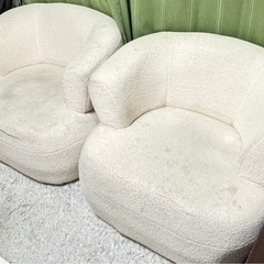 ソファ 1人用×2の画像