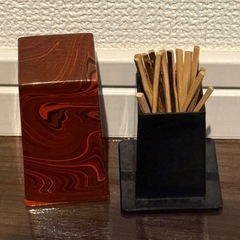 爪楊枝ケースの画像