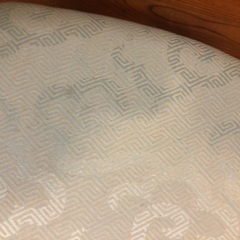 木製　折りたたみテーブル&椅子4脚の画像