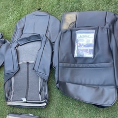 L375S タント　シートカバー　黒　取説有り　未使用品　ドレスアップの画像