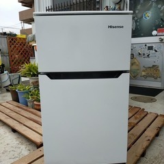 くまねず《姫路》Hisense 2ドア冷凍冷蔵庫☆2018年製の画像