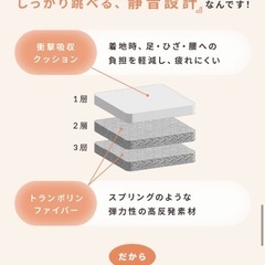 🌟格安🌟多機能 トランポリン ( オットマン & クッション )🦵✨の画像