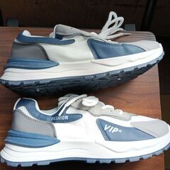 新品 24.5cm レディース 靴 スニーカー ホワイト 厚底 シューズ 普段着 識別番号:【N628-S】の画像