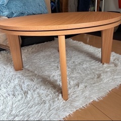 　　今月購入の極美品》年内引渡し可能！直径70cm円形こたつ本体　　の画像