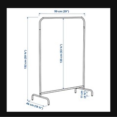 IKEA ハンガーラックの画像