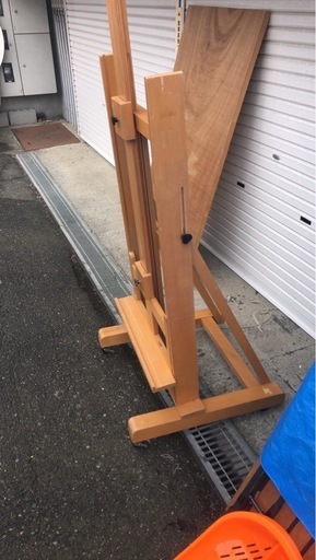 木製　イーゼル　ウッドイーゼル　アトリエイーゼル