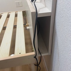 シングルベッド　ベッドフレームの画像