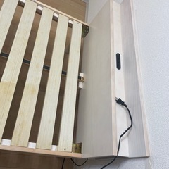 シングルベッド　ベッドフレームの画像