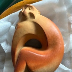 陶器製 置物 オブジェ　旭神窯 陶芸家　縁起物　福の神　スピリチュアルの画像