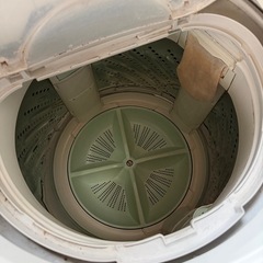 使用感たっぷりですがちゃんと使える洗濯機の画像