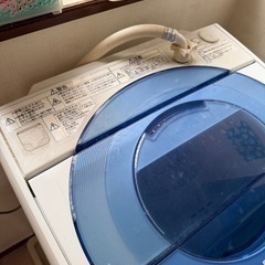 使用感たっぷりですがちゃんと使える洗濯機の画像