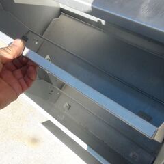 お洒落なスチール製の下駄箱? 鉄製 アイアン 昭和レトロ 中古品 現状品の画像