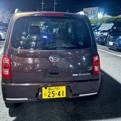 💠ダイハツ.ミラ.ココアX／ドラレコ/スタッドレスタイヤ/ETC/ワンセグtv/車検有り／バックカメラ/乗って帰れますの画像