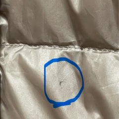 軽量ダウンコート　ラビットファー付きの画像