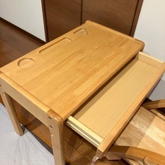 人気＊大和屋ヴォーノデスク & チェア　　の画像