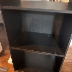 カラーボックス　収納棚　三段ボックス　ブラック　名護　名護市の画像