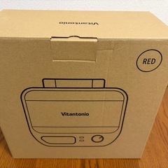 新品未使用 ビタントニオ　VWH-600-R 赤 ワッフル・ホットサンド　の画像