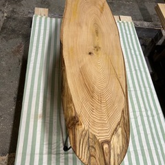 コーヒーテーブル　　　輪切り　栗の木の画像